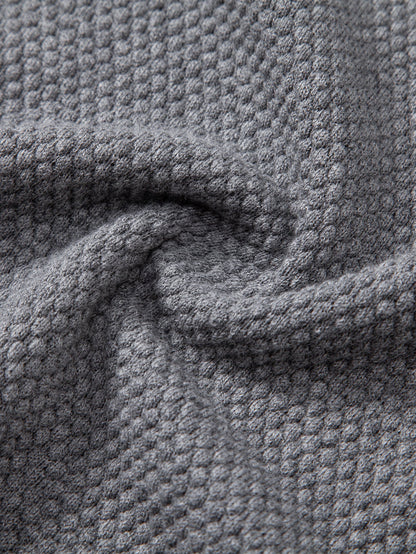 Pineapple Texture Knitted Sweater T-Shirt