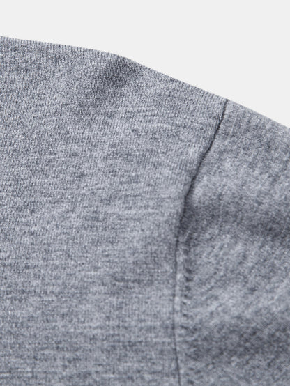Solid Knitted Sweater T-Shirt