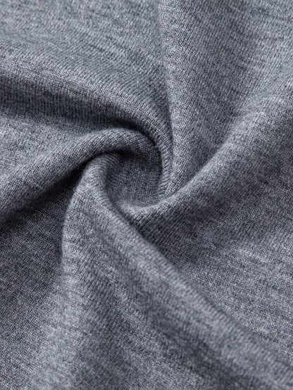 Solid Knitted Sweater T-Shirt