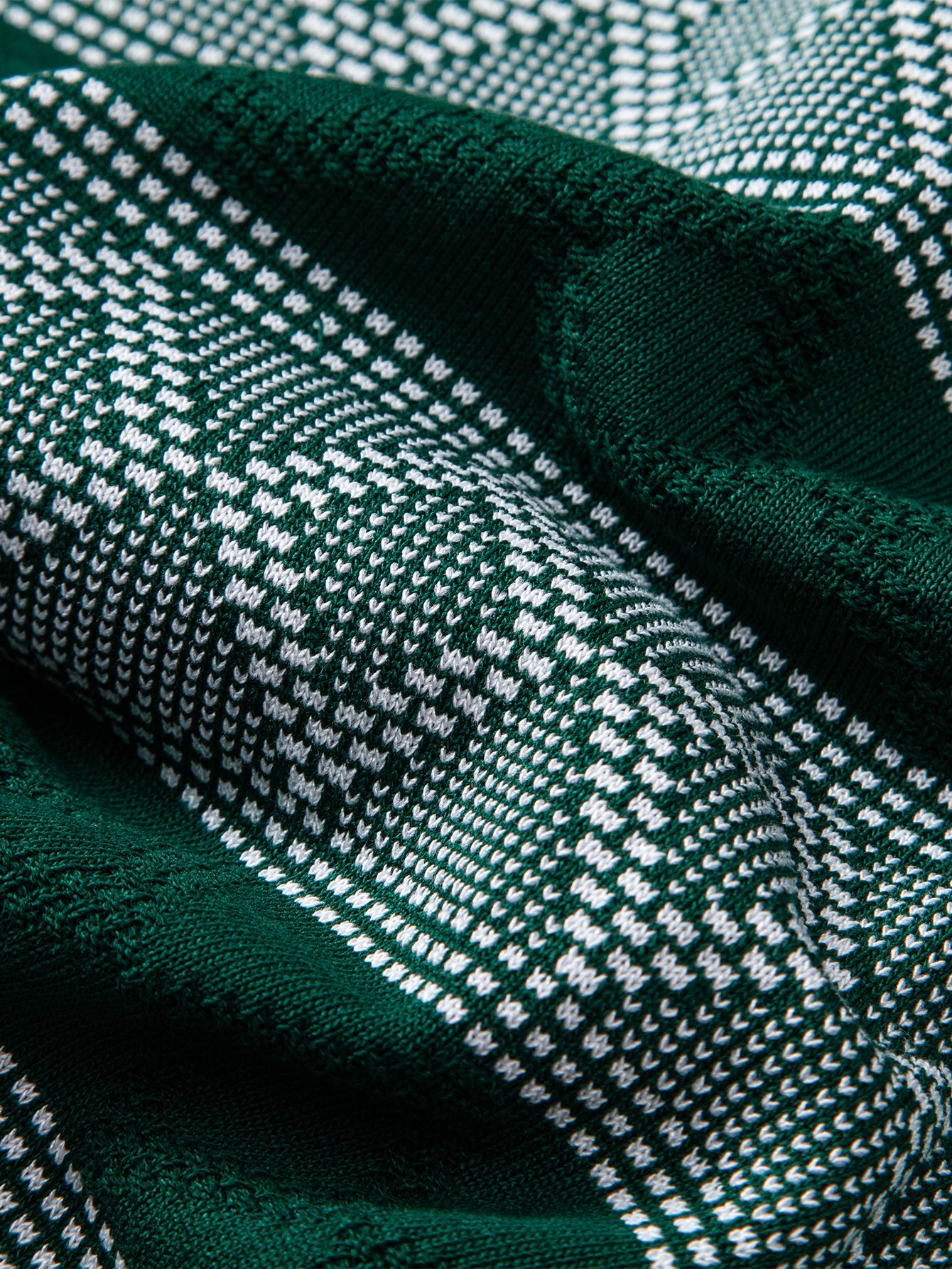 Rhombus Geometry Knitted Sweater T-Shirt