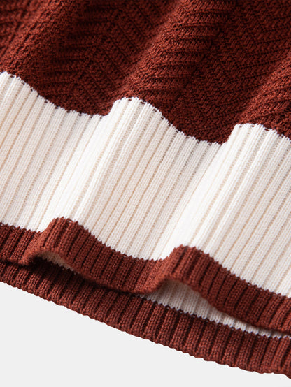 Textured Knitted T-Shirt