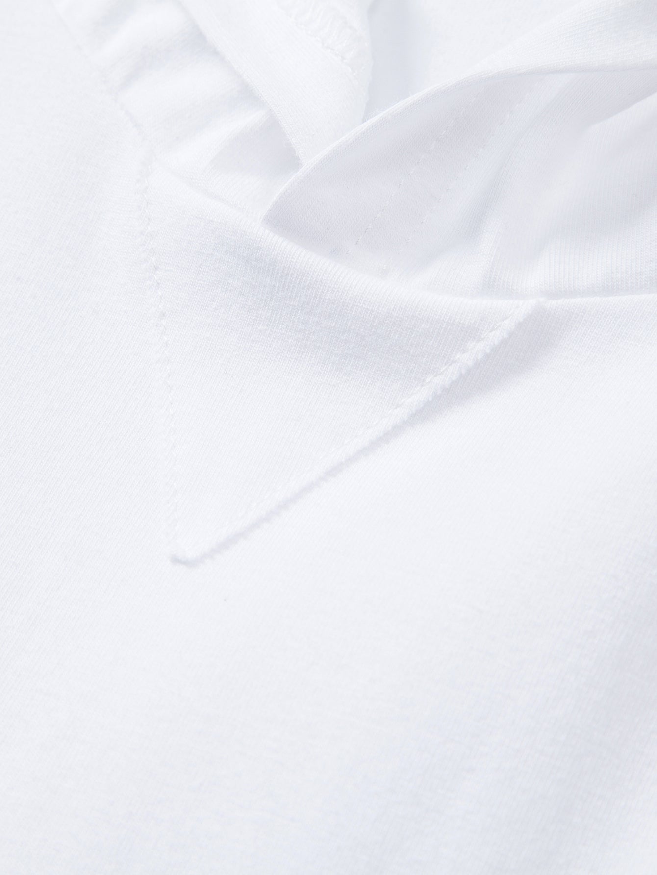Long Sleeved Cotton Hooded T-Shirt