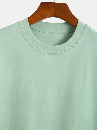 3 Pieces Relax Fit Cotton Drop Shoulder Sleeveless T-Shirts