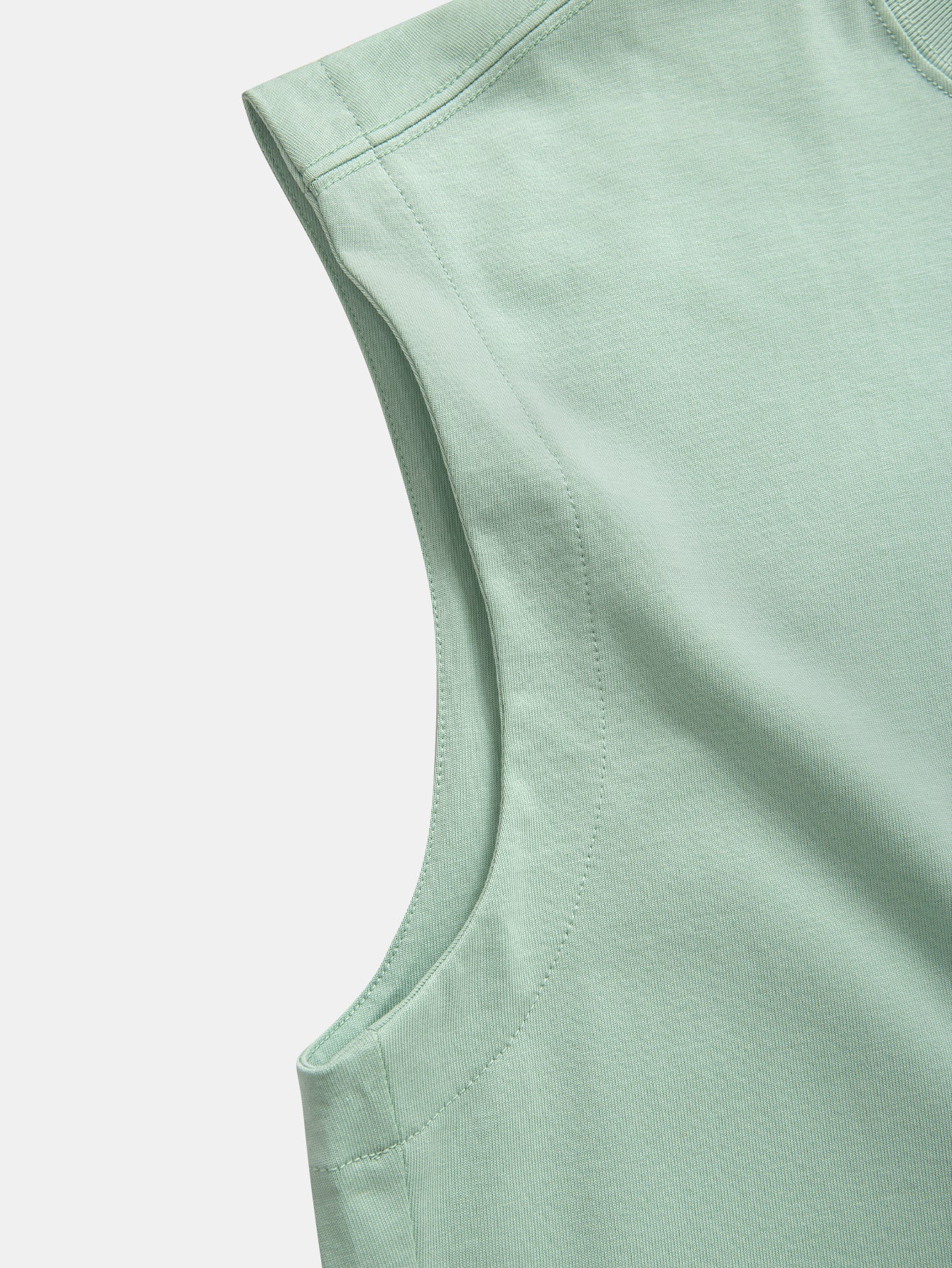 3 Pieces Relax Fit Cotton Drop Shoulder Sleeveless T-Shirts