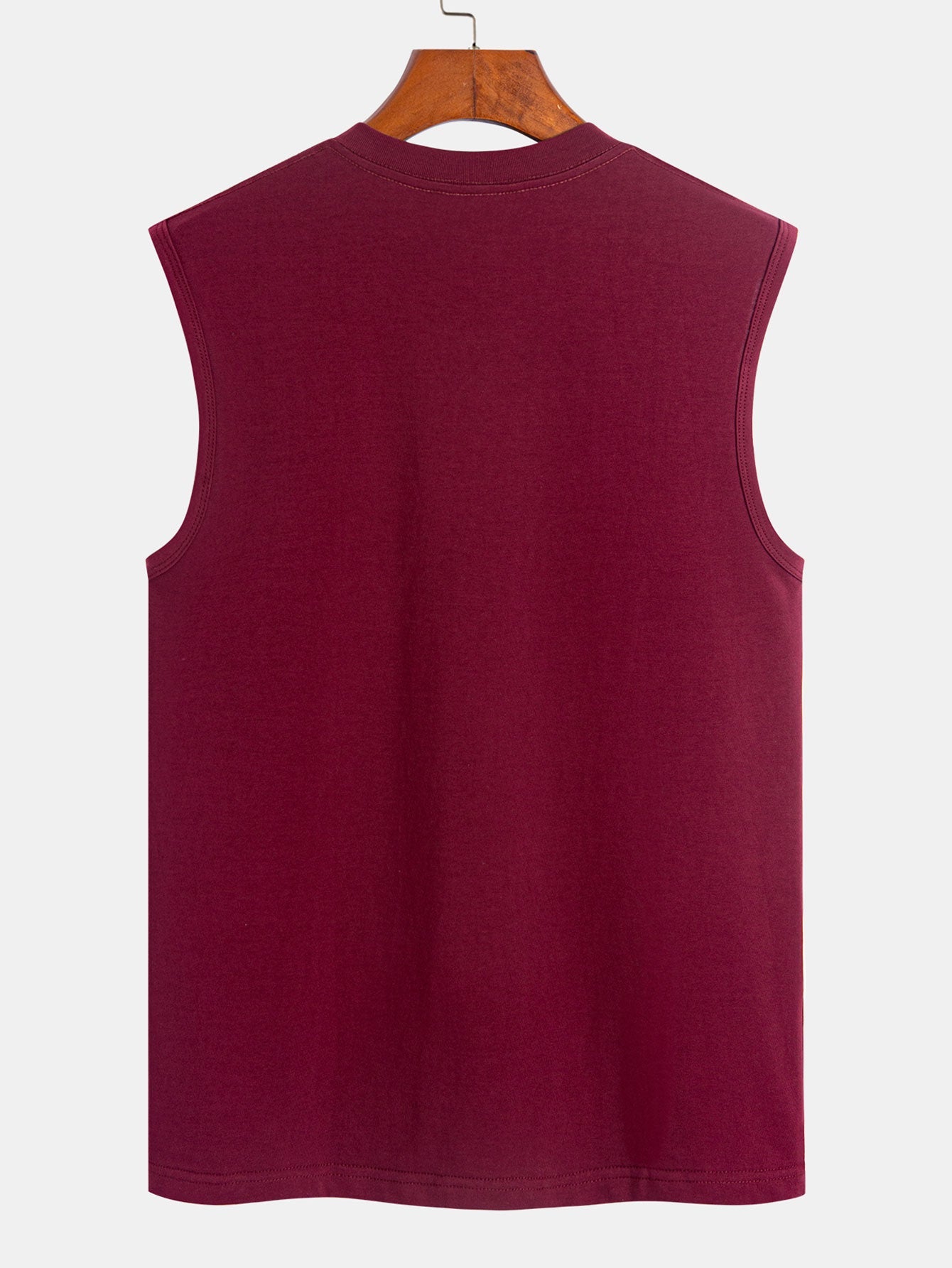 3 Pieces Solid Cotton Sleeveless T-Shirts