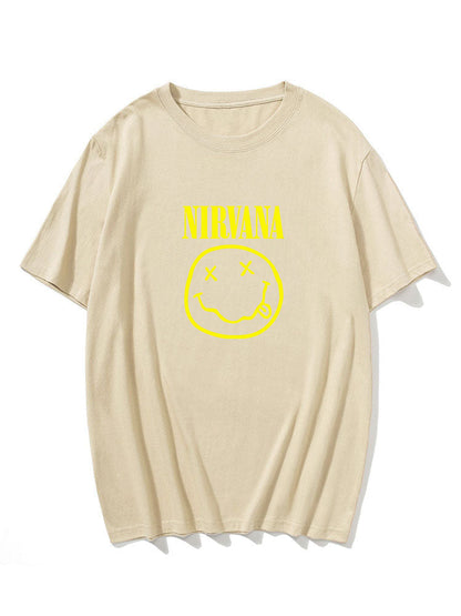 Smiley Letter Print T-Shirt