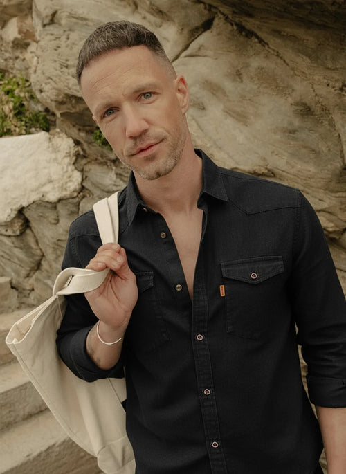 Blacksmith Slim Denim Shirt