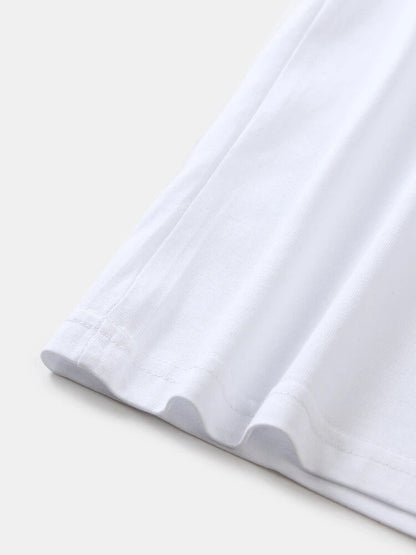 David Status Graphic Cotton T-Shirts