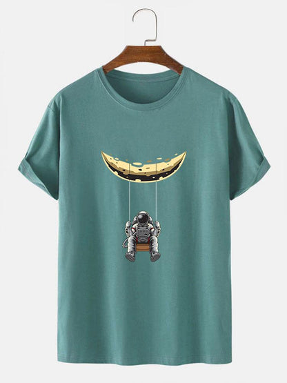 Swing Astronaut Print T-Shirt
