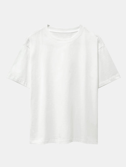 Create Adam Slogan Back Print Drop Shoulder Oversize T-Shirt