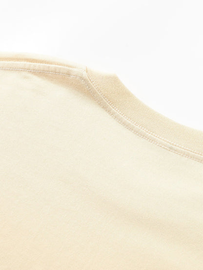 Basic Long Sleeve Heavy Weight Arc Hem T-Shirt