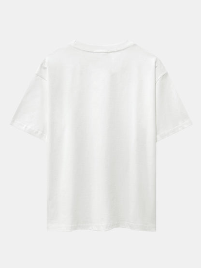 Paris Varsity Print Oversize T-Shirt