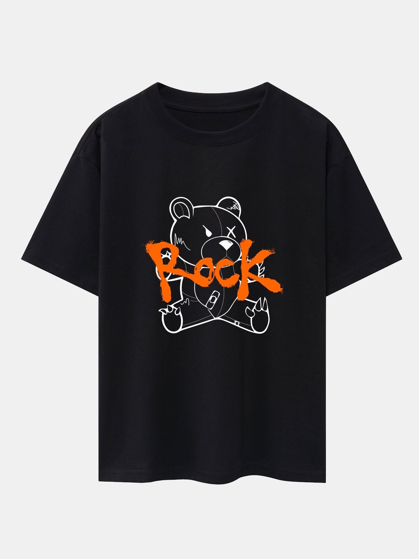 Rock Back Print Heavy Weight Oversize T-Shirt