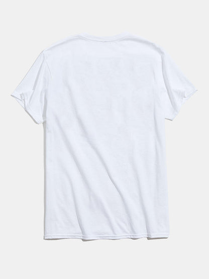 Poker Spades Graphic Crew Neck T-Shirts